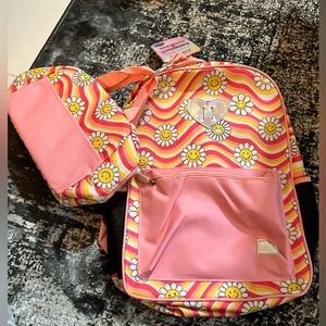Love @ First Sight Girl’s 2 Piece Set backpack /lunch Bag/nwt